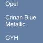 Preview: Opel, Crinan Blue Metallic, GYH.